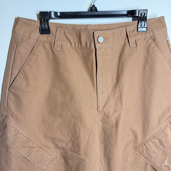 NWT Jordan Nike Cotton Women Utility Cargo High-rise Pants Archaeo Brown Size L - Picture 5 of 14
